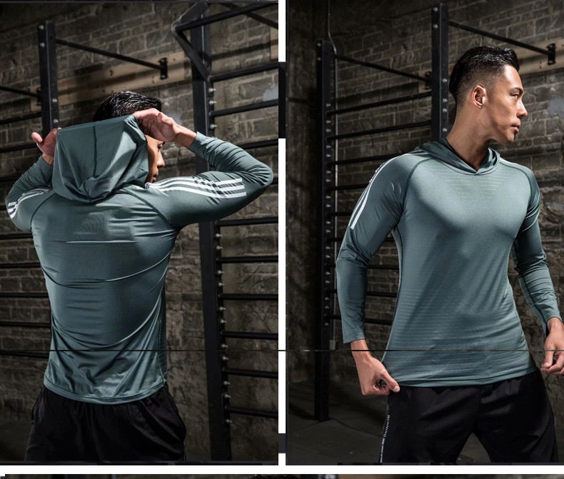 Men's Body-Hugging Fitted Exercise Top
