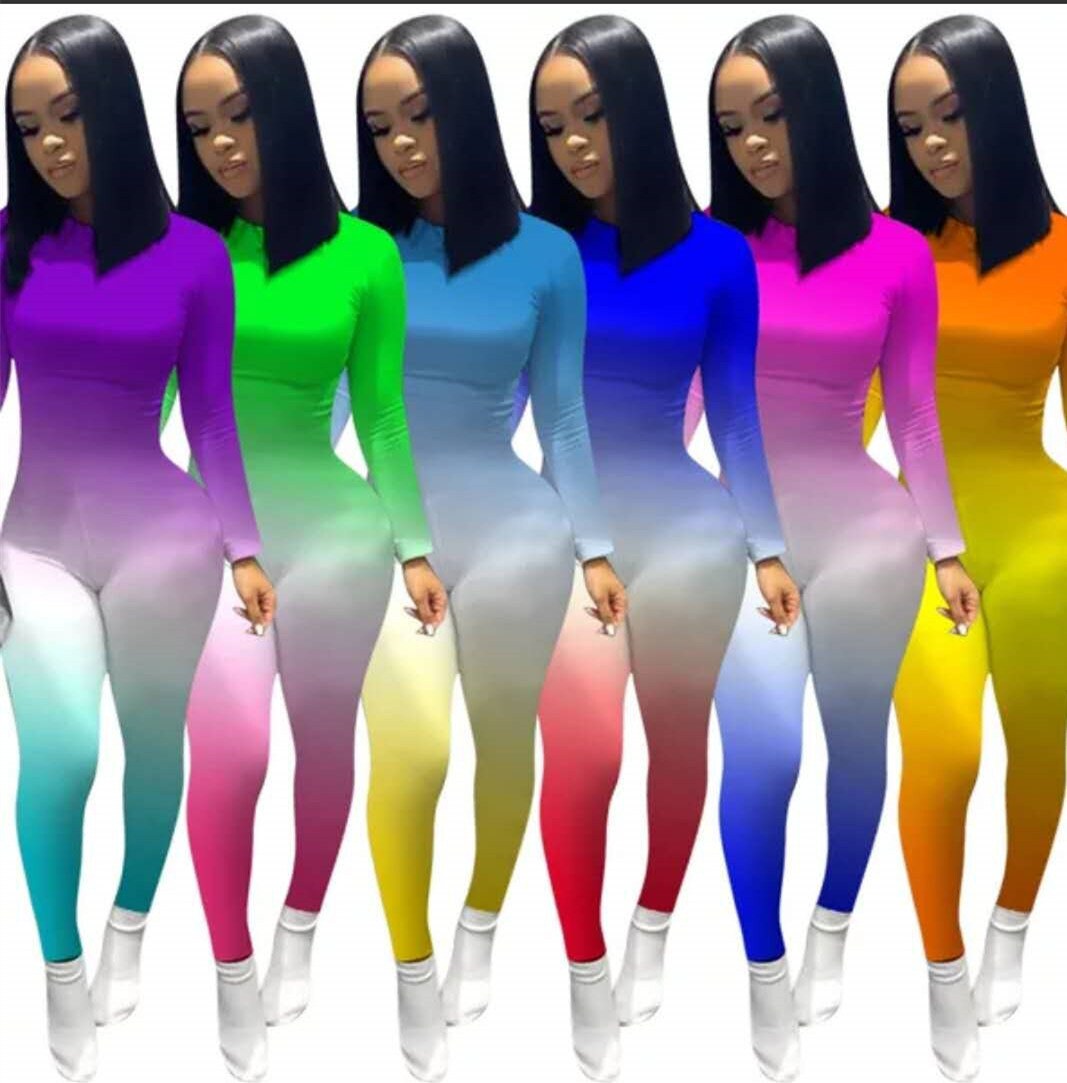 Sporty Catsuit, Women's Bodycon Jumpsuit Casual Romper Party Club Jumpsuits Sexy long Sleeve High Waist Romper