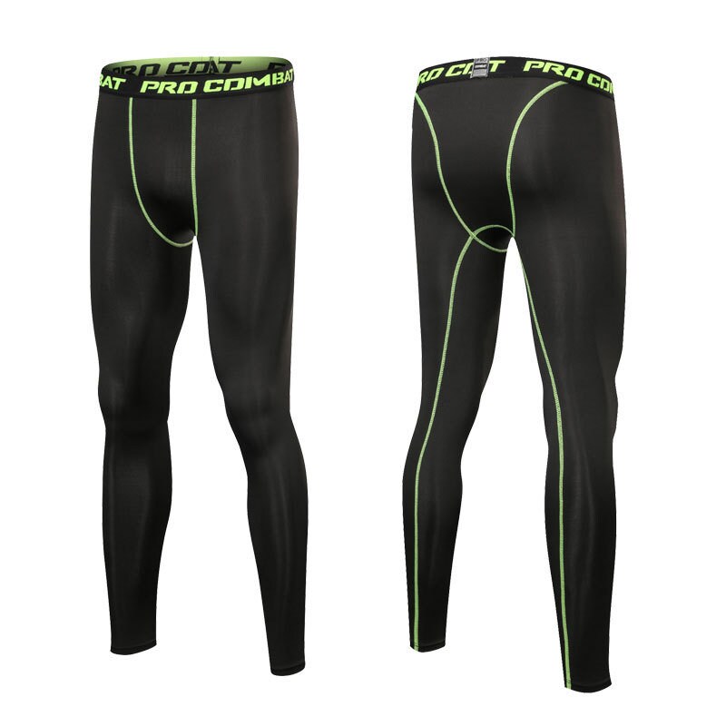 Compression Pants, Mens Athletic Leggings Training Base Compression Pants Quick-Drying