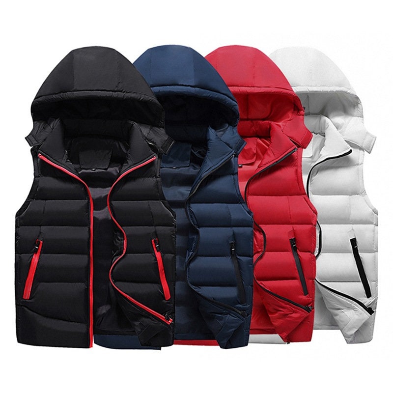 Lightweight Sleeveless Warm Outerwear Puffer Vest Padded Sport Vest
