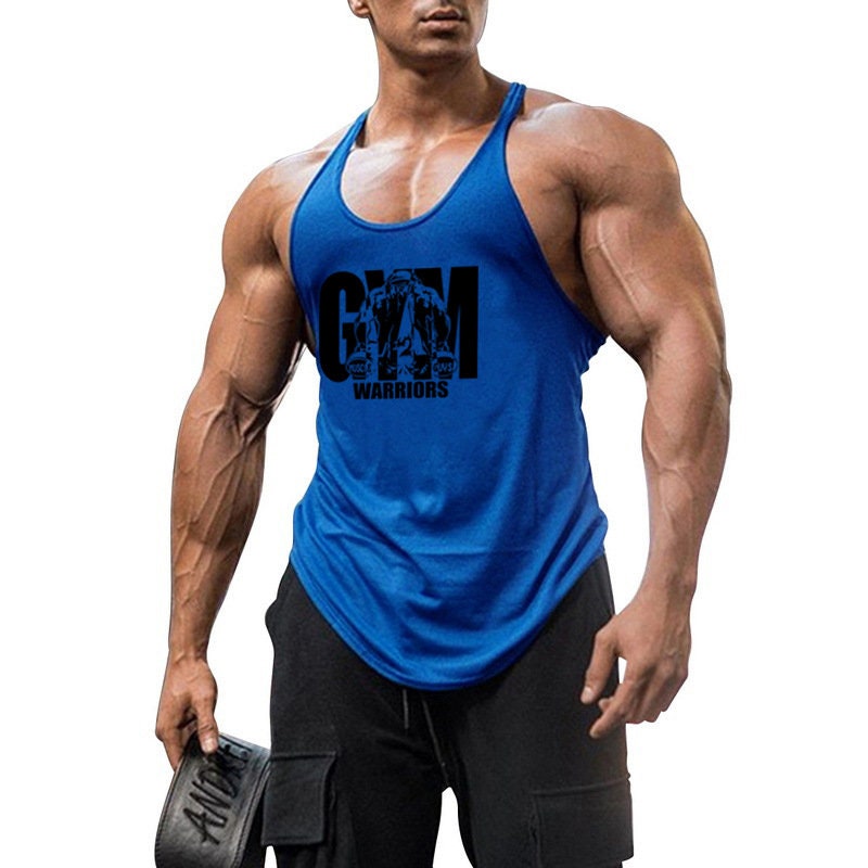 Men's Bodybuilding Gym Tank Tops Workout Stringer Sleeveless Shirts Vest