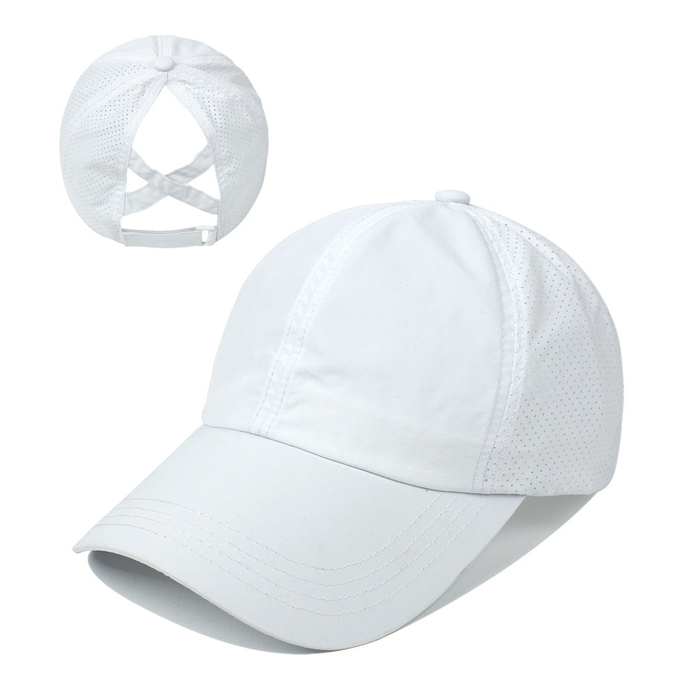 Women's Outdoor Sports Ponytail Baseball Hat
