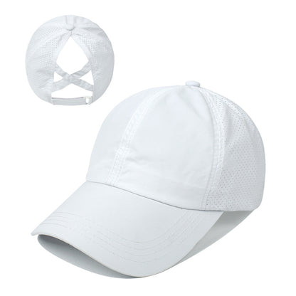 Women's Outdoor Sports Ponytail Baseball Hat