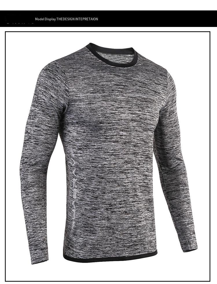 Long Sleeve Tee Shirts for Men - Quick Dry Moisture Wicking Sun Protection Long Sleeve T-Shirt for Workout Running
Outdoor Sports Fitness Wear Sportswear Long Sleeved Men's Basketball Compression Shirt