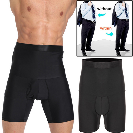 Men's Shapewear High Waist Trainer Briefs Men's shaping control boxer briefs