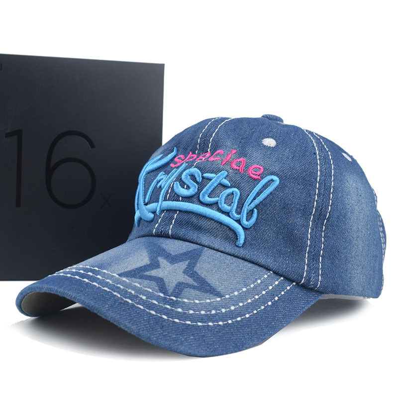 Women's Alphabet Embroidered Outdoor Sports Hat