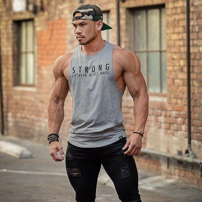 Men's  Athletic Muscle Tank Tops for Gym Workout Running Exercise