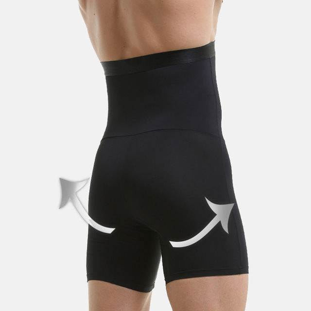 Men's Shapewear High Waist Trainer Briefs Men's shaping control boxer briefs