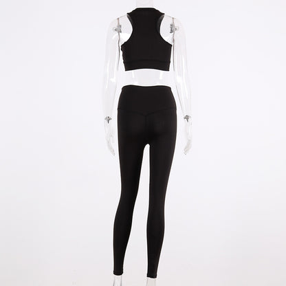 Vest Yoga Fitness Fashion Set