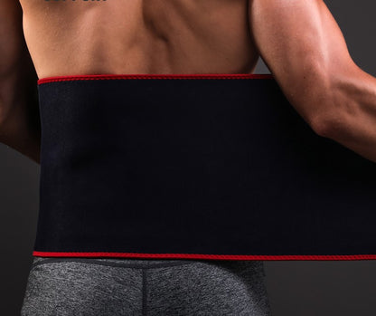 Mens Sports Fitness Waist Belt Waist Trimmer Belt Slim Body Sweat Wrap