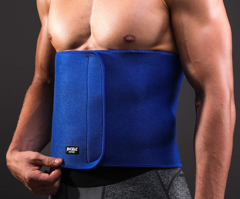 Mens Sports Fitness Waist Belt Waist Trimmer Belt Slim Body Sweat Wrap
