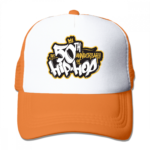 Trucker Hat Hip Hop 50th Anniversary Commemorative Trucker Cap - Mesh Baseball SnapBack Cap Mesh Hat