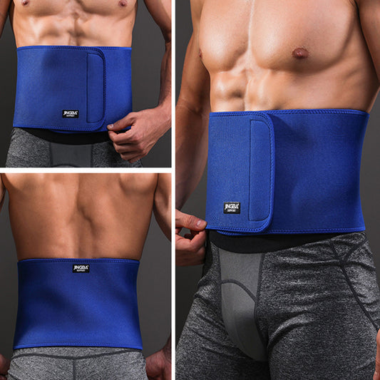 Mens Sports Fitness Waist Belt Waist Trimmer Belt Slim Body Sweat Wrap