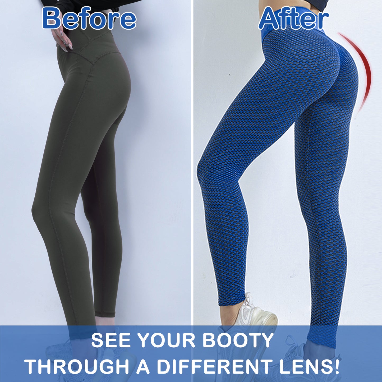 Leggings Women Butt Lifting Workout Tights Sports High Waist Yoga Pants