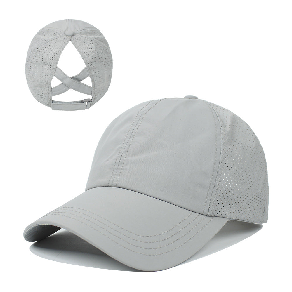 Women's Outdoor Sports Ponytail Baseball Hat