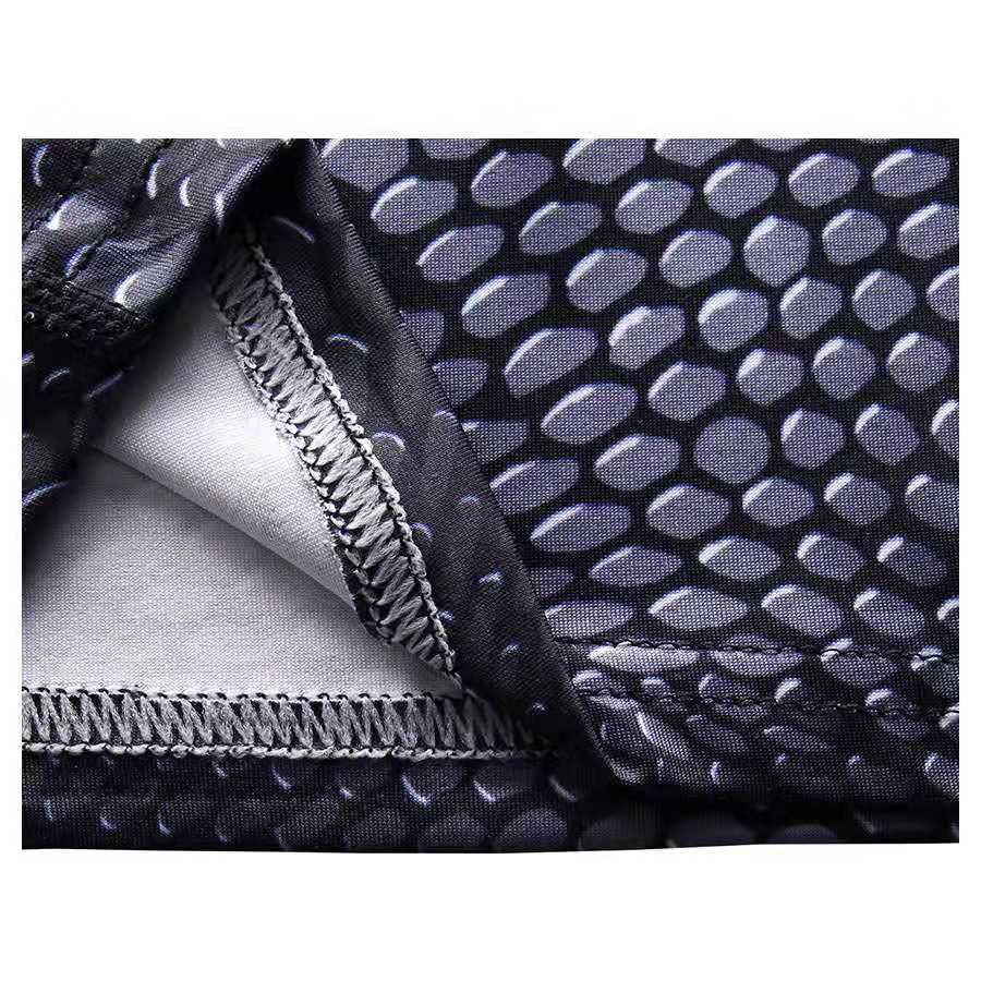 SNAKE  COMPRESSION SHORTS Compression Shorts Men Spandex Sport Shorts Athletic Workout Running Performance Underwear