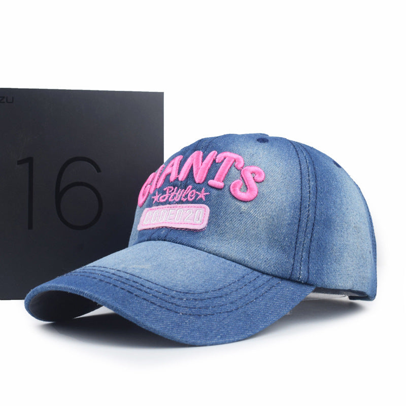Women's Alphabet Embroidered Outdoor Sports Hat