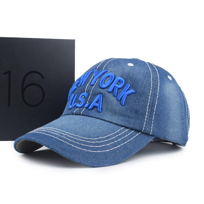 Women's Alphabet Embroidered Outdoor Sports Hat