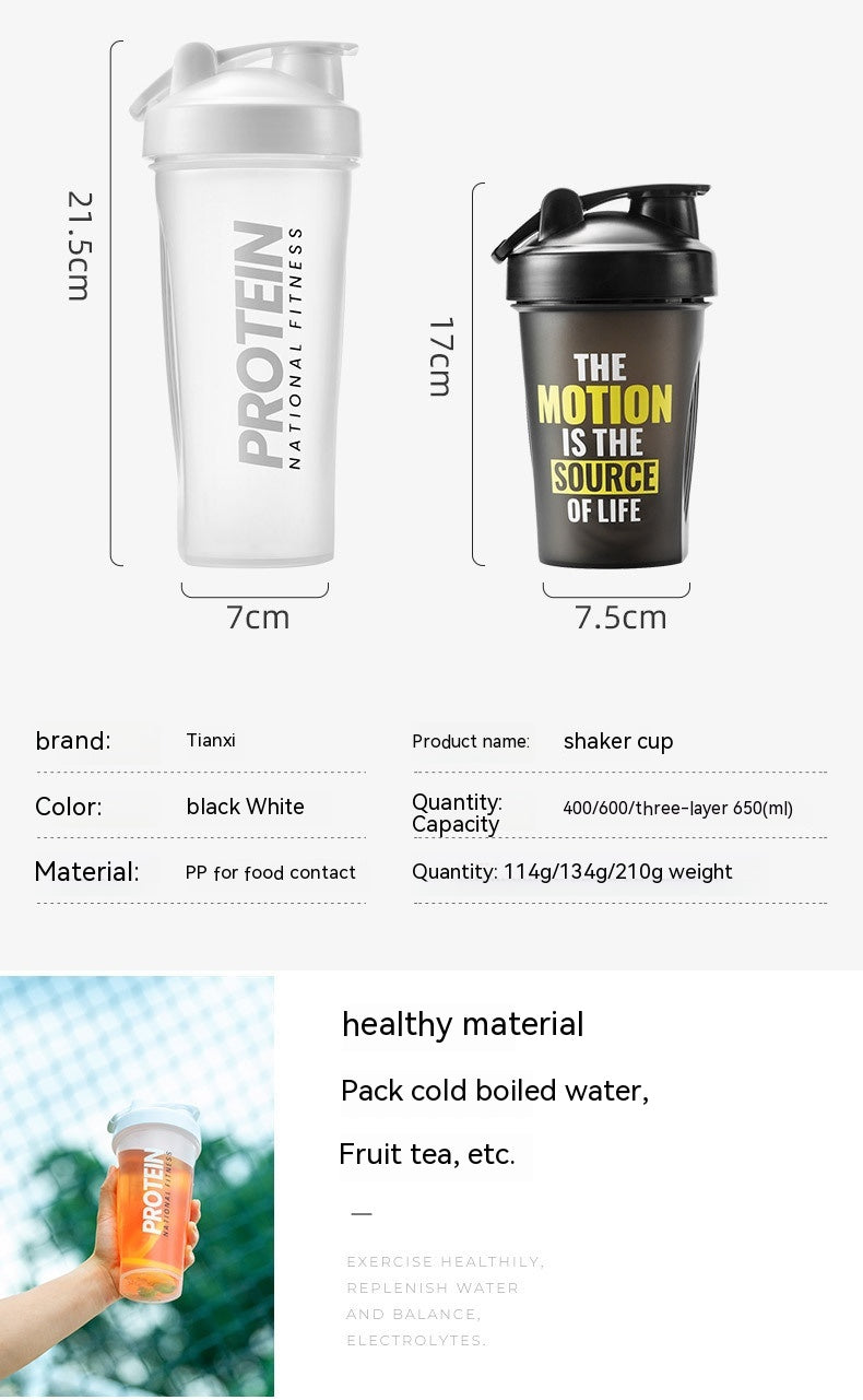 Milkshake Dried Egg White Stirring Nutrition Cup