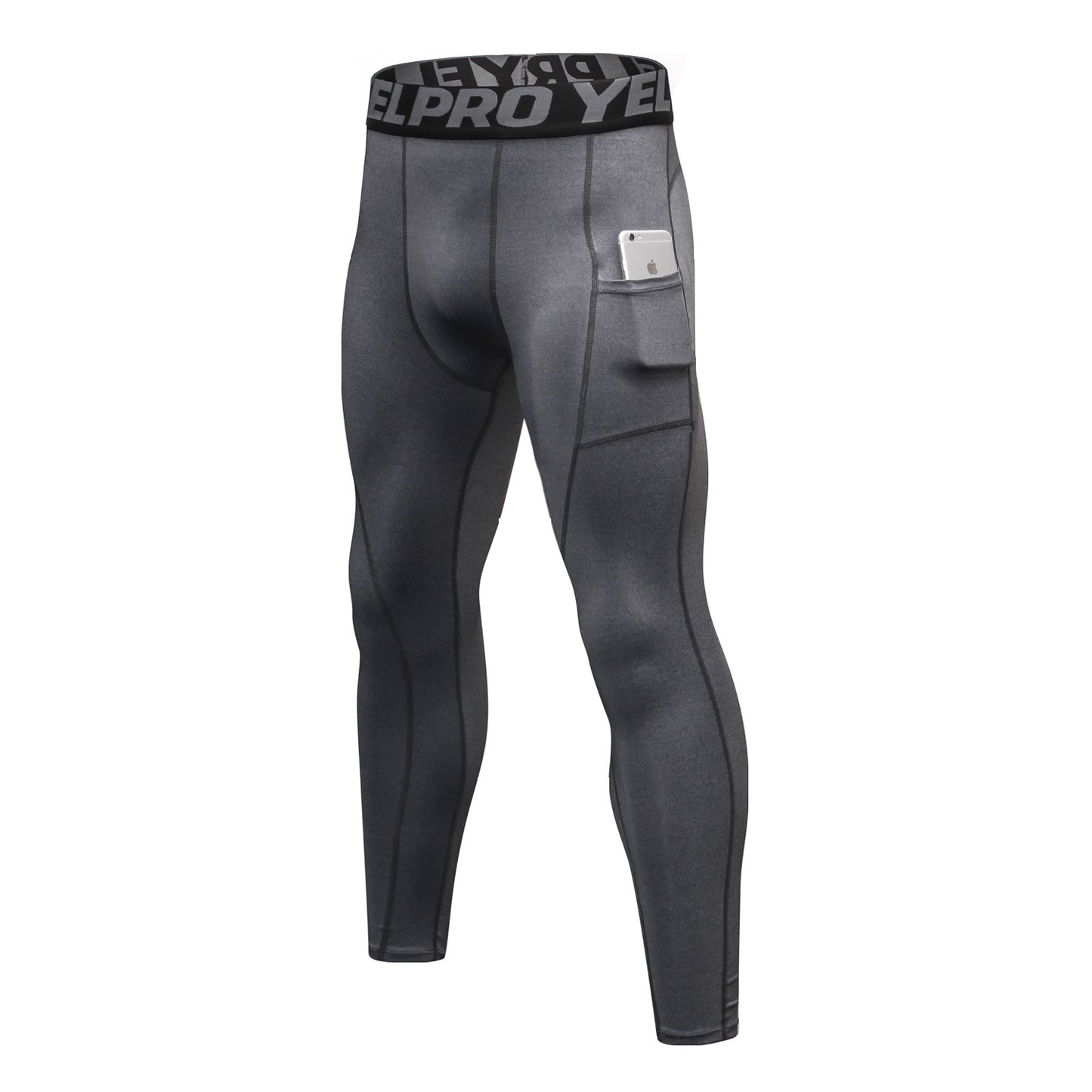 Wholesale Men's Fitness Sweat Pants with Pocket PRO Running Training Sports Elastic wicking and quick-drying tights