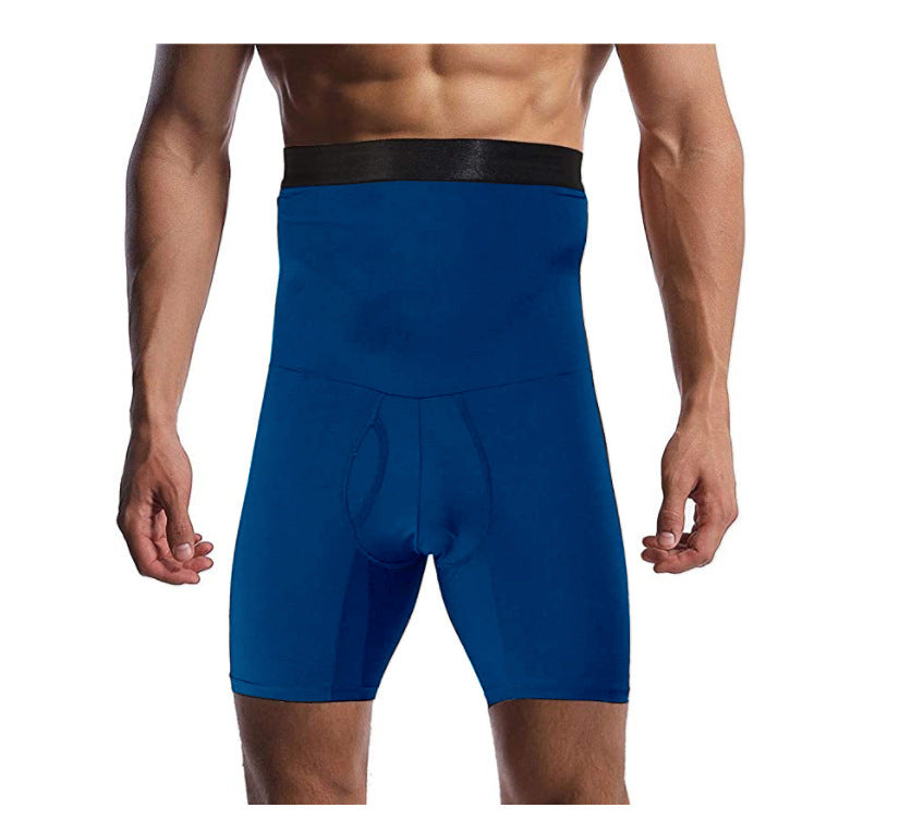 Men's Shapewear High Waist Trainer Briefs Men's shaping control boxer briefs