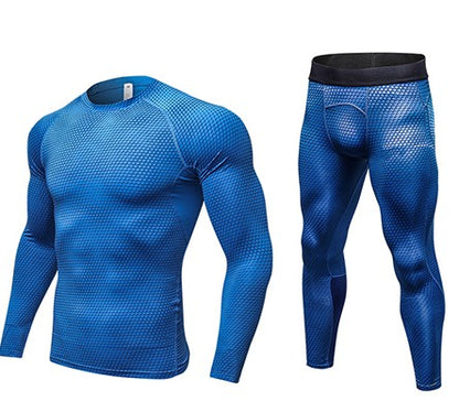 Compression Cool Dry Sports Tights Set