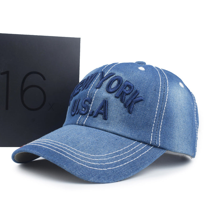 Women's Alphabet Embroidered Outdoor Sports Hat