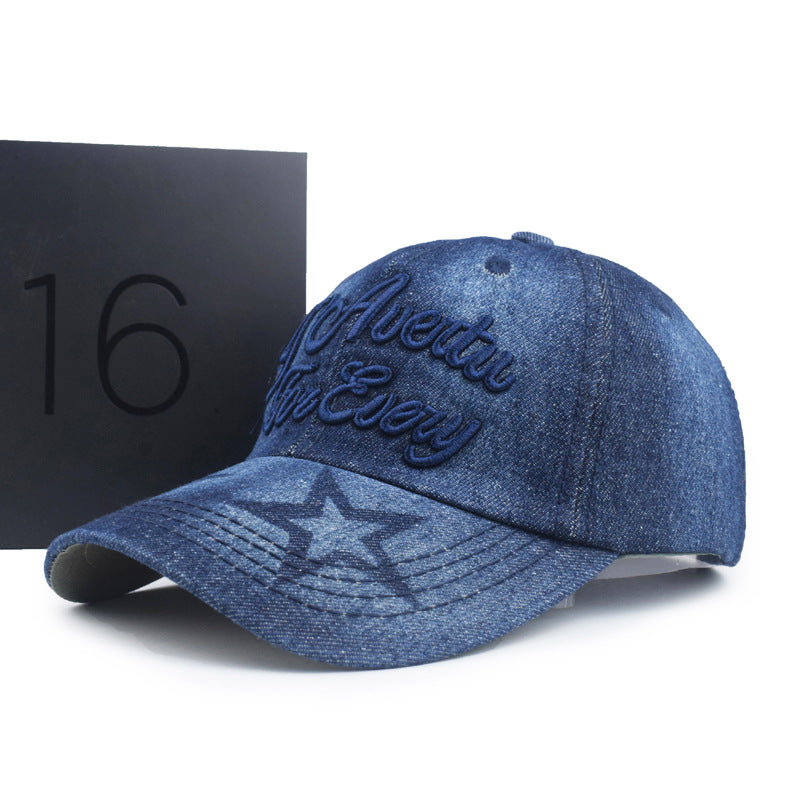 Women's Alphabet Embroidered Outdoor Sports Hat