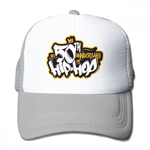 Trucker Hat Hip Hop 50th Anniversary Commemorative Trucker Cap - Mesh Baseball SnapBack Cap Mesh Hat