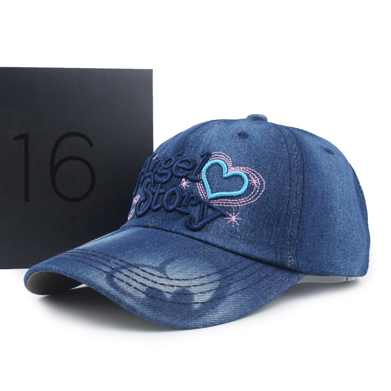 Women's Alphabet Embroidered Outdoor Sports Hat