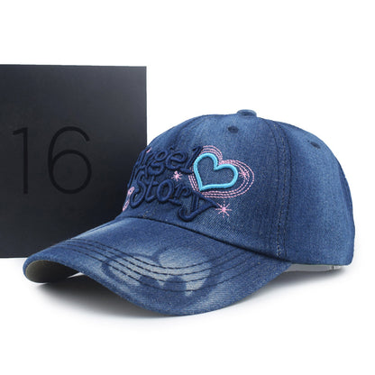 Women's Alphabet Embroidered Outdoor Sports Hat