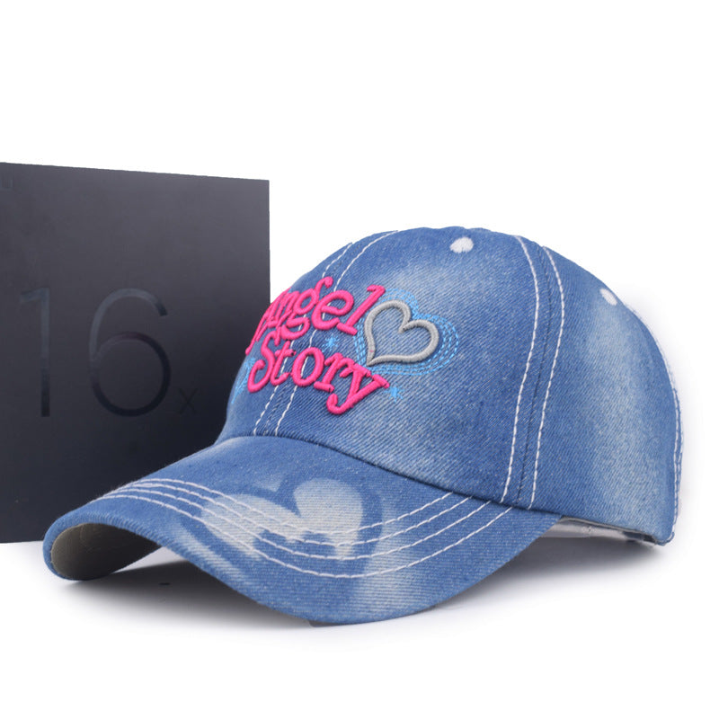 Women's Alphabet Embroidered Outdoor Sports Hat