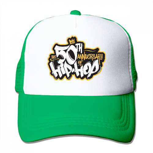 Trucker Hat Hip Hop 50th Anniversary Commemorative Trucker Cap - Mesh Baseball SnapBack Cap Mesh Hat
