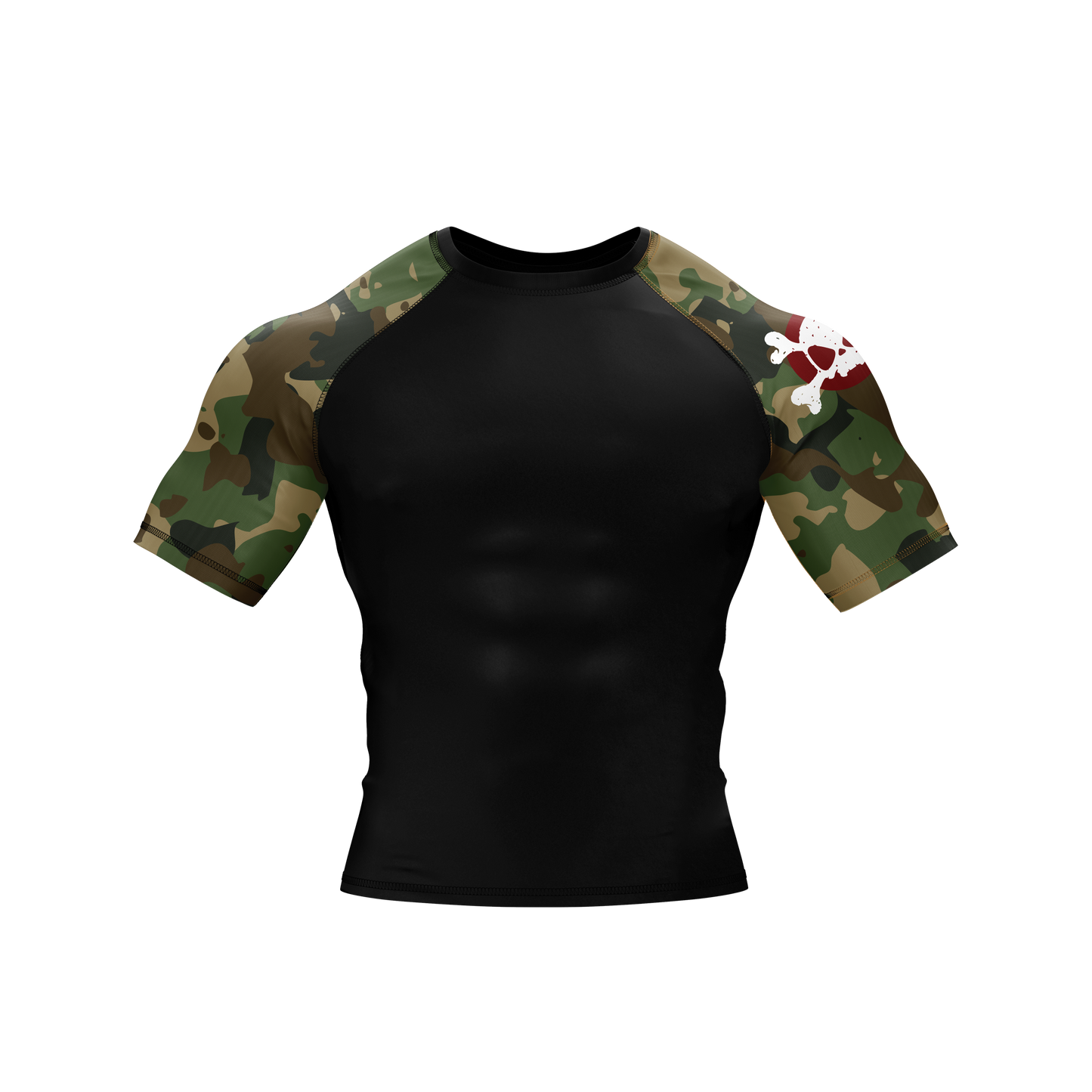 Camo Dry Fit Long Sleeve Compression Shirts Workout Running Shirt