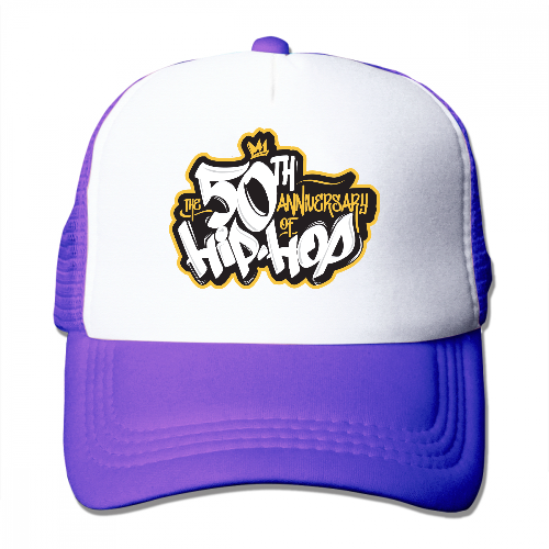 Trucker Hat Hip Hop 50th Anniversary Commemorative Trucker Cap - Mesh Baseball SnapBack Cap Mesh Hat