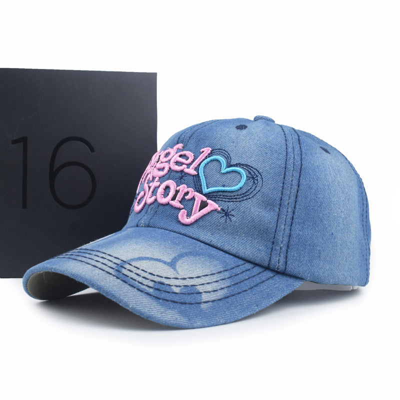 Women's Alphabet Embroidered Outdoor Sports Hat