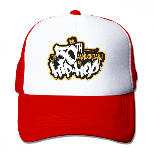 Trucker Hat Hip Hop 50th Anniversary Commemorative Trucker Cap - Mesh Baseball SnapBack Cap Mesh Hat