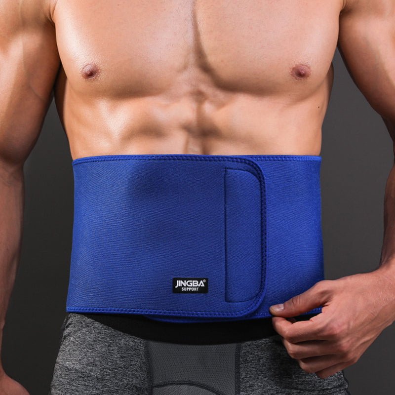 Mens Sports Fitness Waist Belt Waist Trimmer Belt Slim Body Sweat Wrap