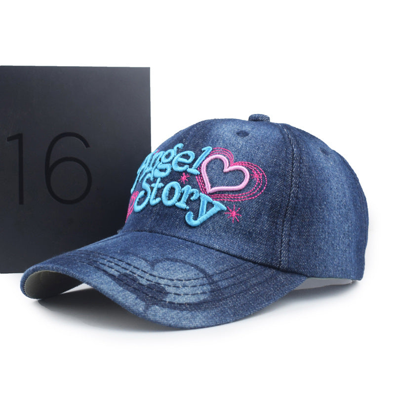 Women's Alphabet Embroidered Outdoor Sports Hat