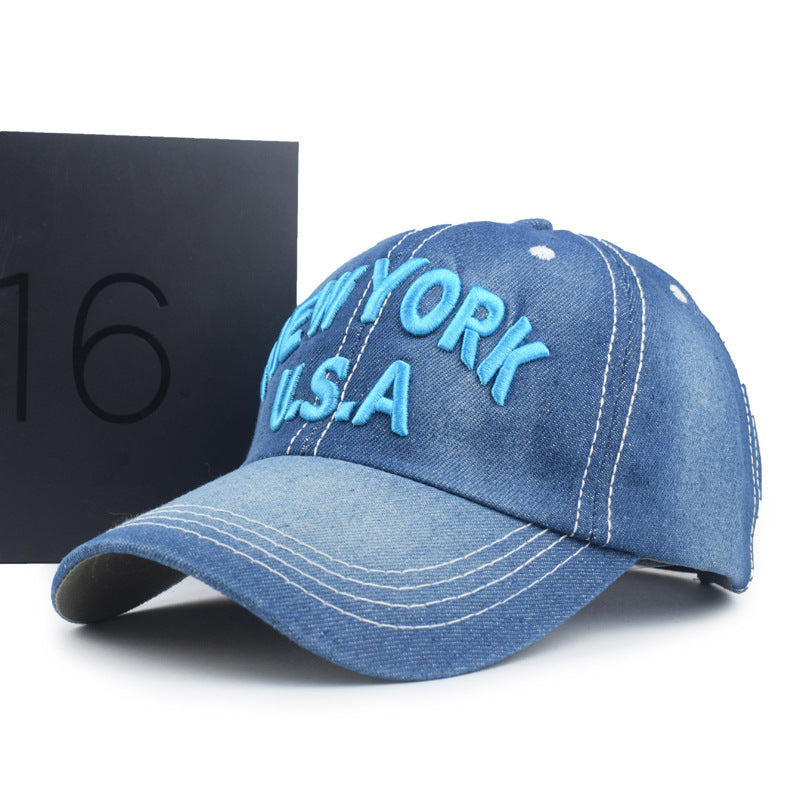 Women's Alphabet Embroidered Outdoor Sports Hat