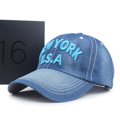 Women's Alphabet Embroidered Outdoor Sports Hat