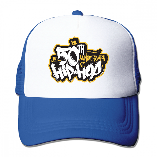 Trucker Hat Hip Hop 50th Anniversary Commemorative Trucker Cap - Mesh Baseball SnapBack Cap Mesh Hat