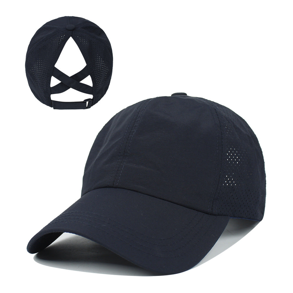Women's Outdoor Sports Ponytail Baseball Hat