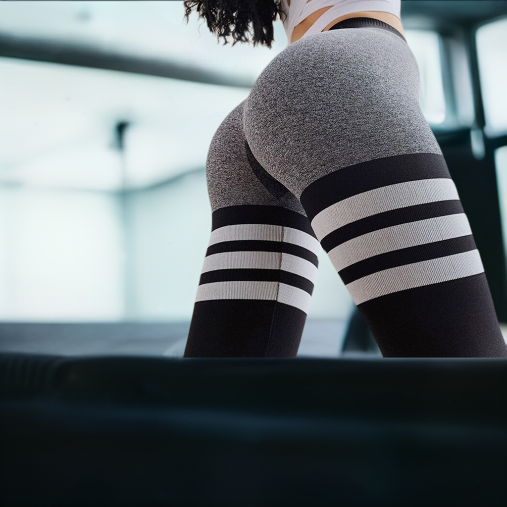 High Waist Thick Yoga Pants, Tummy Control Workout Running Yoga Leggings