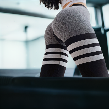 High Waist Thick Yoga Pants, Tummy Control Workout Running Yoga Leggings