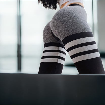 High Waist Thick Yoga Pants, Tummy Control Workout Running Yoga Leggings