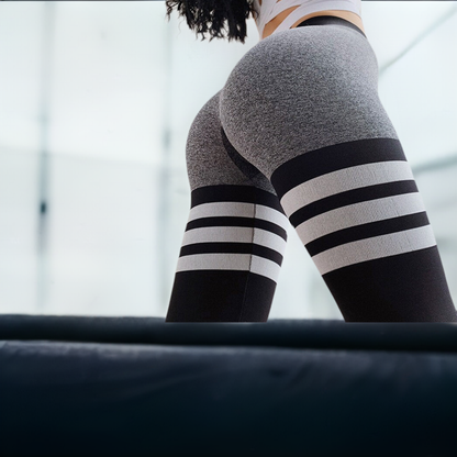 High Waist Thick Yoga Pants, Tummy Control Workout Running Yoga Leggings