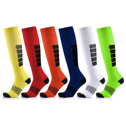 Compression Socks for Men and Women Knee High Running Socks Calf & Shin Supports For Running, Cycling, Travel