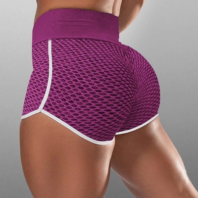 Womens High-Waist Running Shorts, Cotton Sport Shorts Yoga Dance Short Pants Summer Athletic Shorts