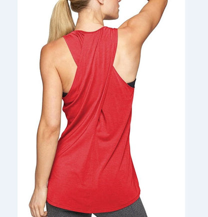 Womens Backless Workout Tops for Women Open Back Yoga Shirts Tank Tops Racerback Tank Tops Athletic Running Tank Tops Sleeveless